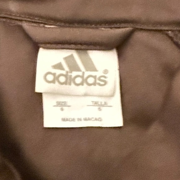 Boys (sz.6) Adidas Brown Track Jacket - Picture 2 of 4